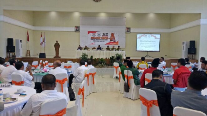 
					Suasana sosialisasi tahapan pilkada yang digelar oleh KPU Kabupaten Probolinggo, Rabu (27/9/2017).  