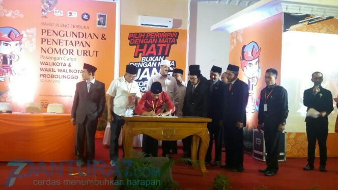 
					Nomor Urut 4 Kontestan Pilkada Kota Probolinggo Ditetapkan KPU