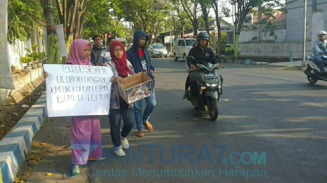 
					Peduli Gempa NTB,  GMNI Probolinggo Galang Dana