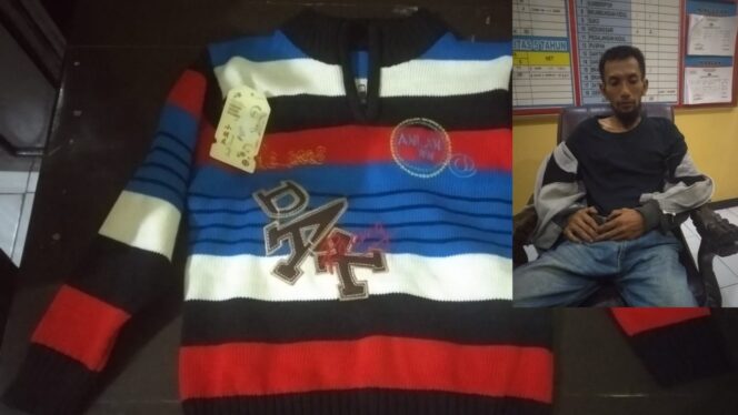 
					Curi Baju Anak di Pasar Maron, Pria ini Babak Belur
