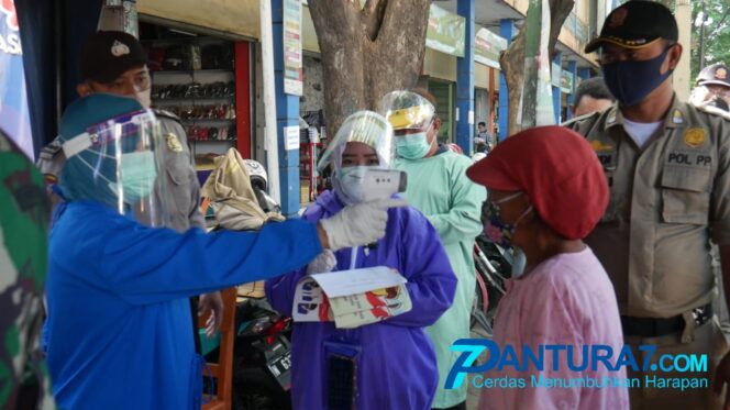 
					Pengawasan Protokol Kesehatan Ketat, Pedagang Pasar pun Ciut