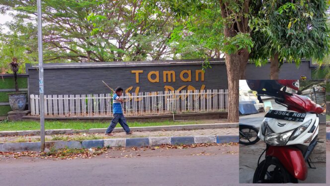 
					Motor Wanita Muda ini Raib saat Temani Anak Bermain di SL Park