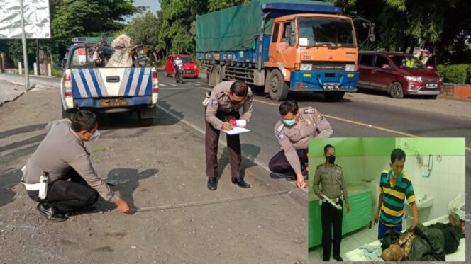 
					Tersenggol Bus, Nyawa Pencari Rumput ini Melayang
