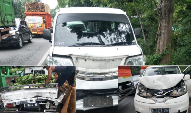 
					Laka Karambol di Malasan, 6 Kendaraan Ringsek