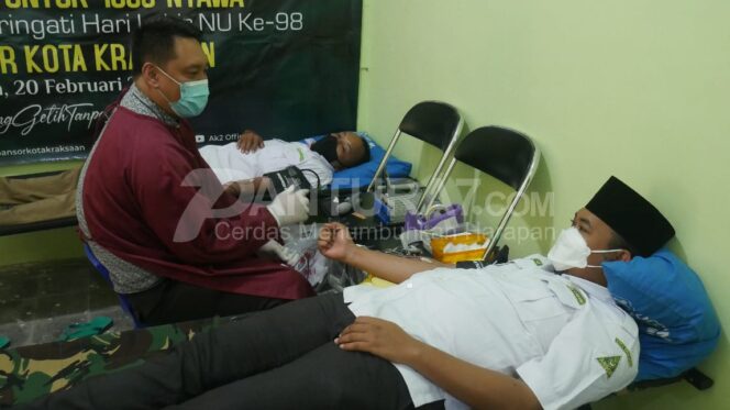 
					Stok Darah Menipis, GP Ansor Kraksaan Sumbangkan 1000 Kantong Darah