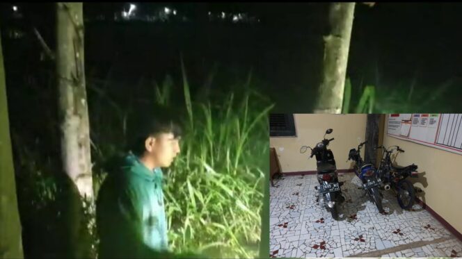 
					Tepergok Balap Liar, Siswa SMK Sembunyi di Selokan