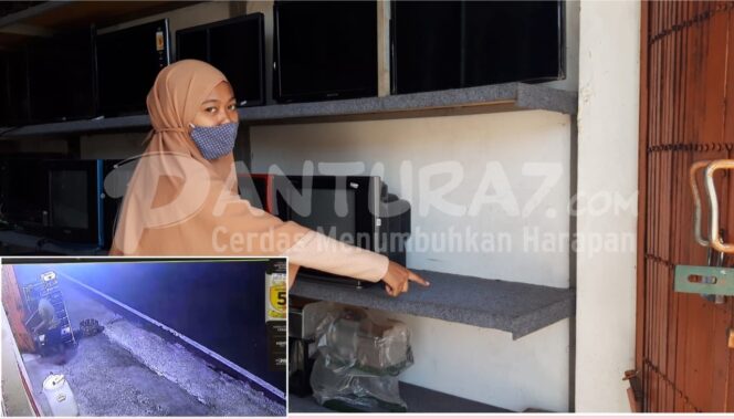 
					Hanya 18 Detik, TV di Jl. Gatot Subroto Raib Digondol Maling
