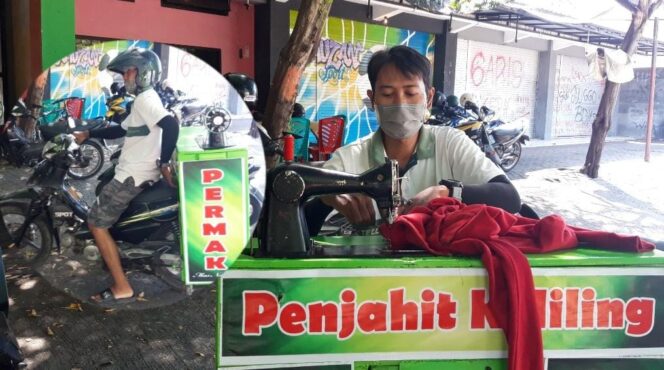 
					Pandemi, Jasa Jahit Keliling Menguntungkan