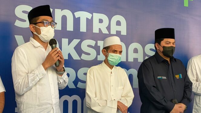 
					Dorong Percepatan Vaksinasi Covid-19, Anggota DPR-RI Bagikan ‘Hadiah’ Rp100 Ribu