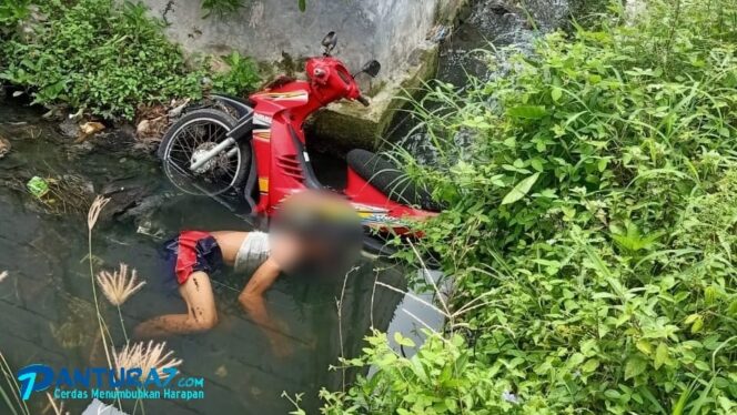 
					Terjun ke Parit, Nyawa Pemotor di Gempol tak Tertolong