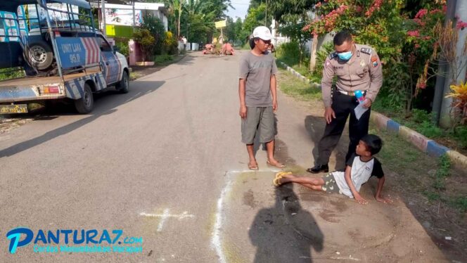 
					Gandol Truk lalu Terjatuh, Nyawa Bocah di Nguling Melayang