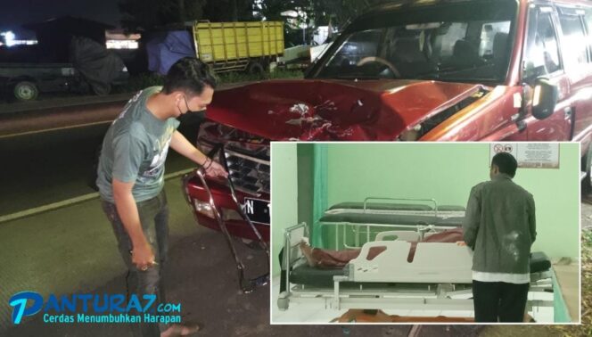 
					Ngebut, Gagal Nyalip, Pemotor Tertabrak Panther