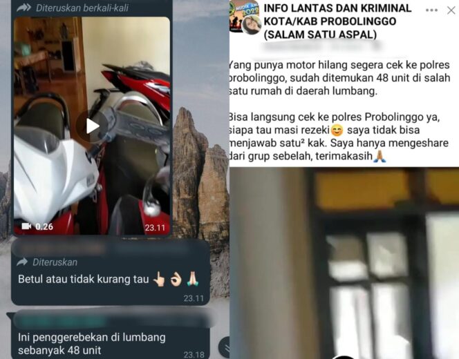 
					Heboh Penyitaan Puluhan Motor di Lumbang, ini Kata Polisi 