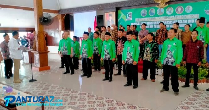 
					DILANTIK: Suasana pelantikan MD Kahmi dan Forhati Kab. Probolinggo. (foto: Ikhsan Mahmudi)