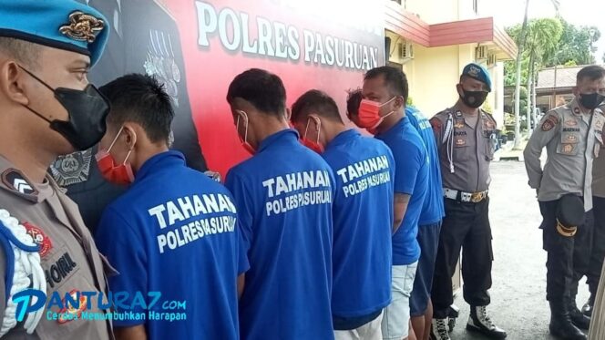 
					Meresahkan Masyarakat, Polres Pasuruan Ringkus 5 Maling Sepeda Motor 