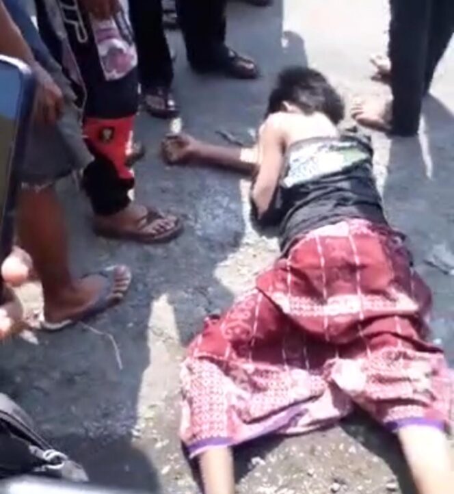 
					Tepergok Curi Motor, ABG ini Babak Belur Dimassa 