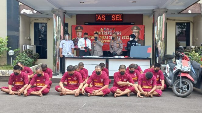 
					Operasi 12 Hari, Polres Pasuruan Kota Jaring 16 Pelaku Kejahatan