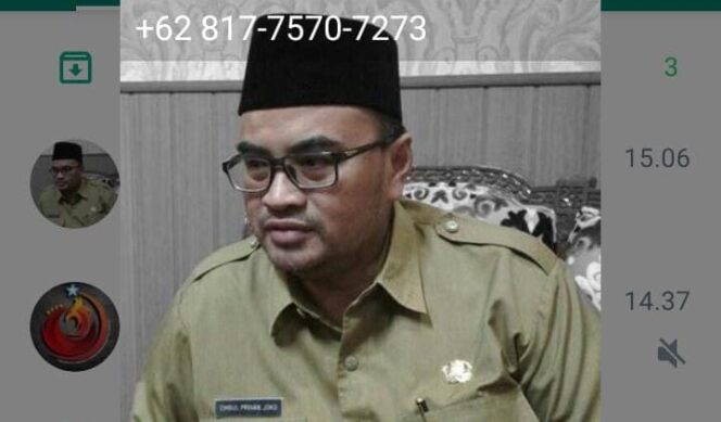 
					Foto Wabup Digunakan Tipu-tipu, Kadiskominfo Sebut Nama Pejabat Sering Dicatut