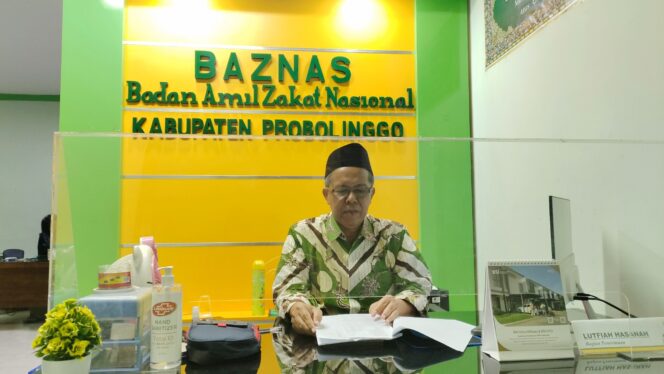 
					Ketua Baznas Kabupaten Probolinggo, H. Ahmad Muzammil