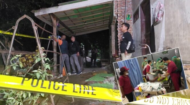 
					LEDAKAN: Tim Identifikasi Polres Probolinggo Kota gelar olah TKP di lokasi ledakan. Korban jalani perawatan di RS (insert). (foto: Hafiz Rozani)