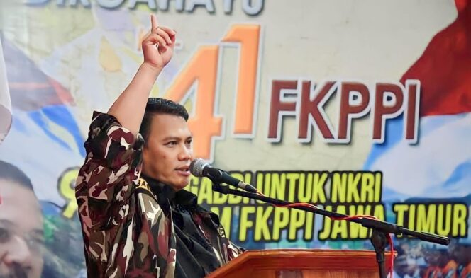 
					Foto: Ketua Dewan Pertimbangan Pusat GM FKPPI Periode 2019-2024 sekaligus Wakil Ketua MPR RI, Ahmad Basarah.