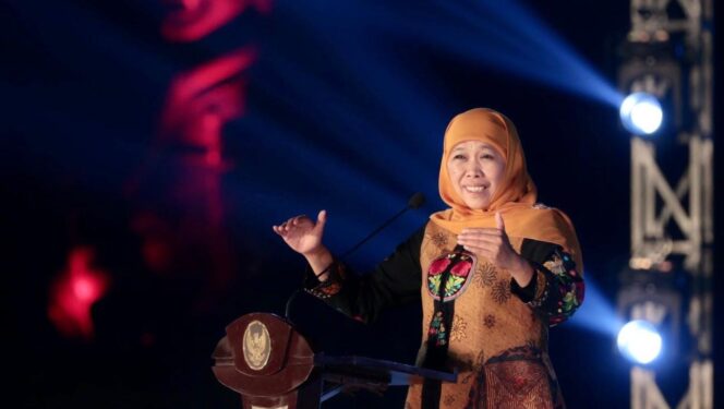 
					Gubernur Jawa Timur, Khofifah Indar Parawansa. (foto: Moh. Rois)