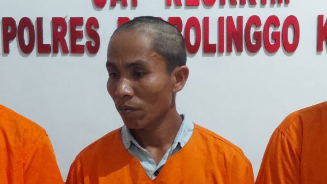 
					CABUL:  Liayasin (33) warga Kecamatan Tongas, Kabupaten Probolinggo, diringkus polisi usai mencabuli tetangganya sendiri. (foto: Hafiz Rozani).