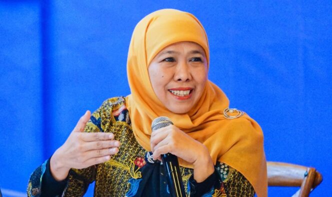 
					Gubernur Jawa Timur, Khofifah Indar Parawansa. (foto: Moh. Rois)