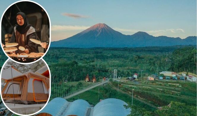 
					EKSOTIS: Glamping Buper Glagah Arum Lumajang menyajikan aneka wahana wisata yang cocok untuk menghabiskan liburan lebaran. (foto: Asmadi).