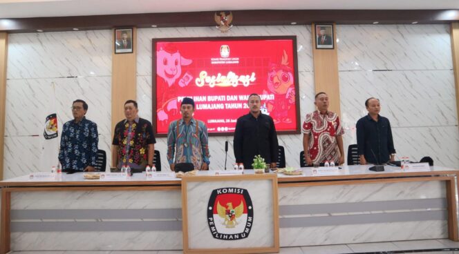 
					SOSIALISASI: KPU Lumajang gelar sosialisasi jelang Pemilihan Kepal Daerah, November 2024. (foto: Asmadi).
