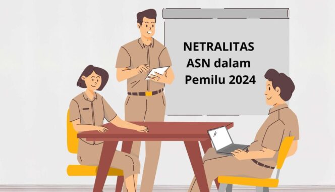 
					Ilustrasi pelanggaran netral ASN. 