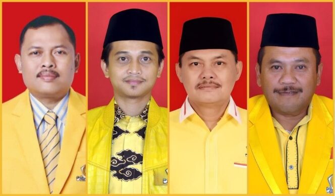 
					KANDIDAT: (dari kanan ke kiri) Wahid Nurahman, Oka Mahendra Jati Kusuma, Bambang Rubianto, dan Joko Wahyudi. (foto: Ali Ya'lu).