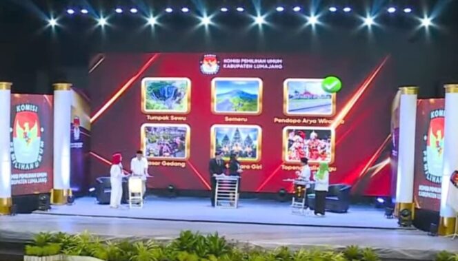 
					Debat publik calon Bupati dan Wakil Bupati Lumajang.