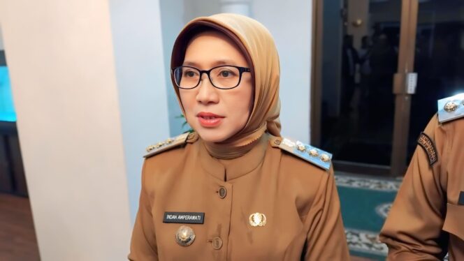 
					Bupati Lumajang, Indah Amperawati. (Foto: Asmadi).