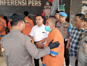 Amadin, oknum LSM di Lumajang yang ditangkap oleh Polisi (Foto: Asmadi).
