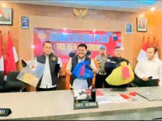 Polisi rilis kasus pembunuhan di Pandaan.