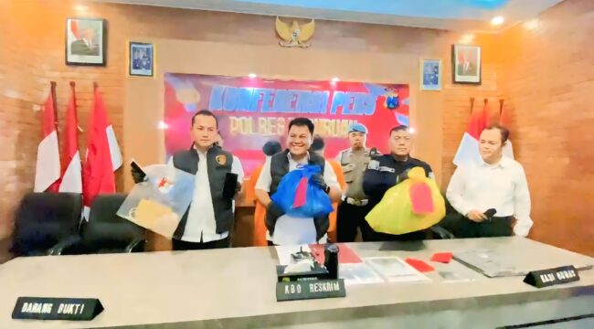 Polisi rilis kasus pembunuhan di Pandaan.
