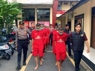 Polres Pasuruan Kota mengamankan 16 tersangka dalam Operasi Pekat. 