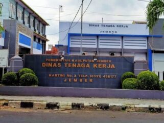 Kantor Dinas Tenaga Kerja (Disnaker) Kabupaten Jember. (foto : istimewa)