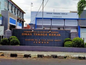 Kantor Dinas Tenaga Kerja (Disnaker) Kabupaten Jember. (foto : istimewa)