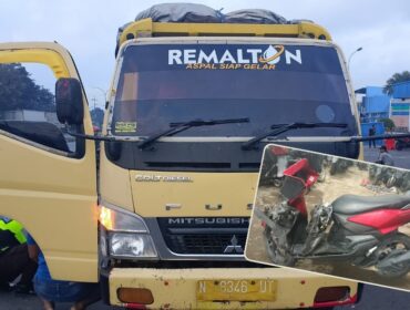 Kendaraan yang terlibat kecelakaan.
