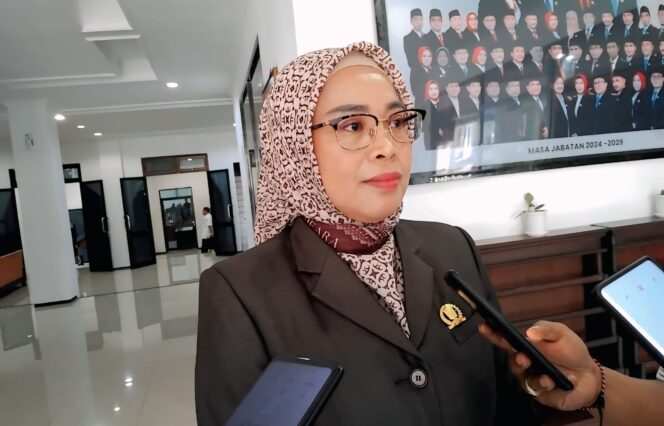 
					Ketua DPRD Lumajang, Oktafiani (Foto: Asmadi).