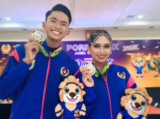 BERPRESTASI: Atlet Dance Sport yang meraih medali di ajang Pekan Olahraga Provinsi (Porprov) IX Jawa Timur tahun 2025. (foto: istimewa) 