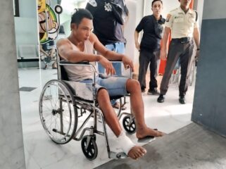 Kondisi Misnaton usai ditembak (Foto: Asmadi).