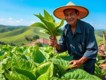 Ilustrasi petani tembakau di Jember.