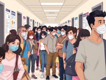 Ilustrasi kewaspadaan masyarakat dalam menghadapi situasi pandemi Covid-19. 