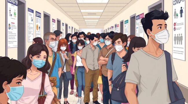 Ilustrasi kewaspadaan masyarakat dalam menghadapi situasi pandemi Covid-19. 
