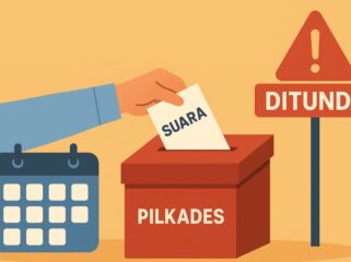 Ilustrasi proses Pilkades. 