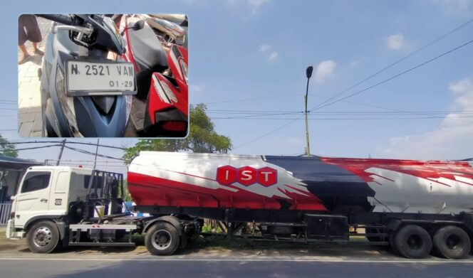 
					Kendaraan yang terlibat kecelakaan maut di Kejayan. (Foto: Moh Rois)
