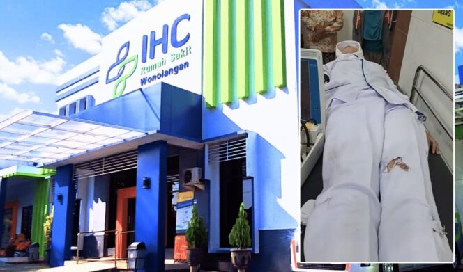 
					SELAMAT: Nakes IHC RS Wonolangan Dringu yang jadi korban percobaan pembegalan saat mendapat perawatan di Puskesmas Gending, Kabupaten Probolinggo. (foto: istimewa)